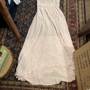 Light pink maxi dress
